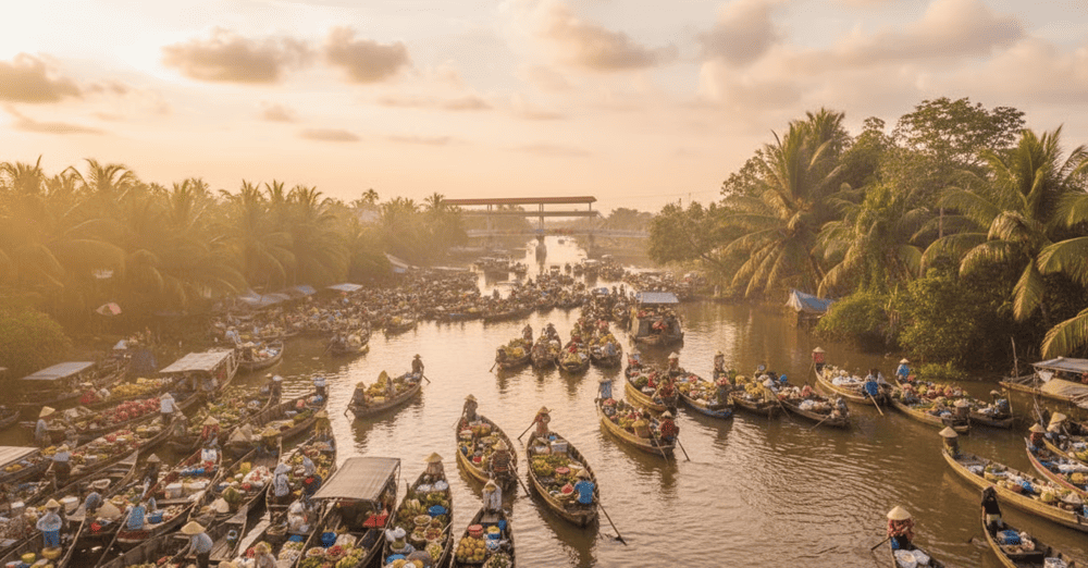 Can Tho City, the heart of Vietnam’s Mekong Delta, offers a unique glimpse into river life in southern Vietnam